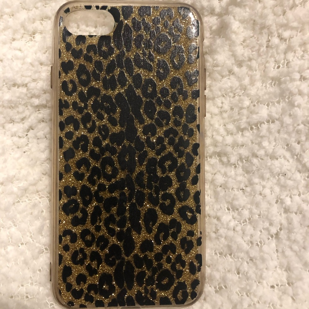 Cheetah and Gold IPhone 7 Case